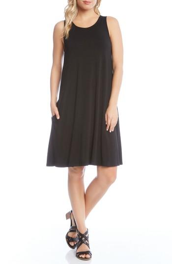 Women's Karen Kane Chloe Swing Jersey Dress - Black
