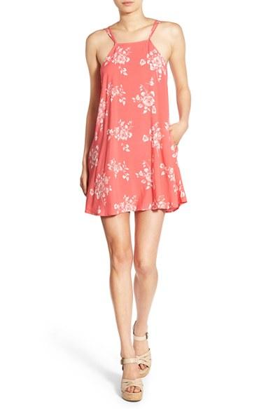 Women's Mimi Chica Square Neck Shift Dress