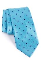 Men's Nordstrom Men's Shop Confetti Dot Silk Tie, Size - Blue