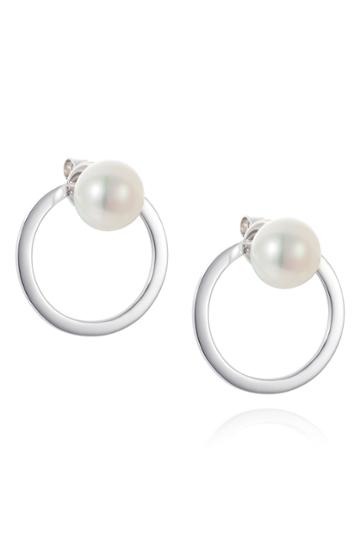 Women's Claudia Bradby Signet Couture Pearl Ear Jackets
