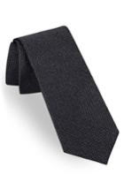 Men's Ted Baker London Garza Solid Silk Tie, Size - Black