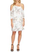 Women's 1.state Cold Shoulder Shift Dress - Ivory