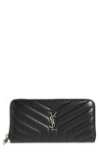 Women's Valentino Garavani Rockstud Leather Pouch Wallet On A Chain - Red