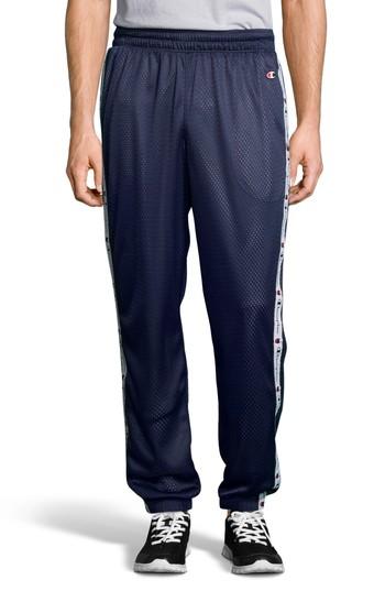 Men's Champion Mesh Pants, Size - Blue