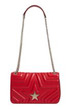 Stella Mccartney Star Faux Leather Crossbody Bag - Red