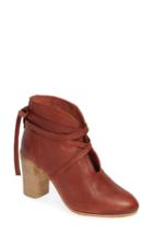 Women's Free People Ankle Tie Bootie Us / 37eu - Red