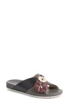 Women's Fendi Flowerland Slide Sandal Us / 36.5eu - Black