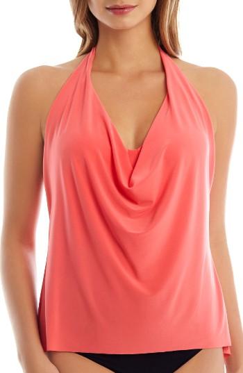Women's Magicsuit Sophie Shelf Bra Tankini Top - Orange