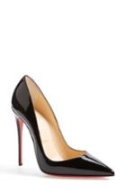 Women's Christian Louboutin 'so Kate' Pointy Toe Pump .5us / 36.5eu - Black