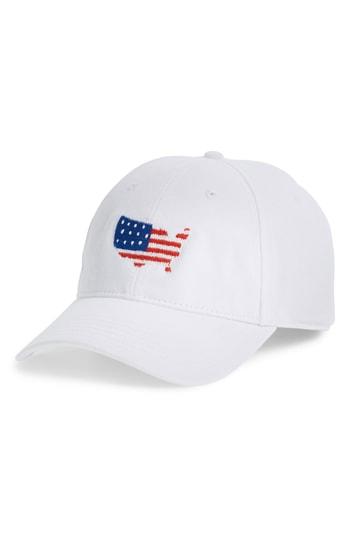 Men's Harding-lane Usa Baseball Cap - White