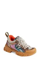 Women's Gucci Flashtrek Lace-up Sneaker Us / 35eu - Brown