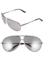 Men's Carrera Eyewear 64mm Aviator Sunglasses - Dark Ruthenium/ Black Mirror