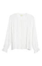 Women's Lucky Brand Lace Detail Top - White