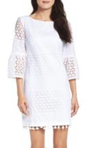 Women's Vince Camuto Eyelet A-line Dress - Ivory
