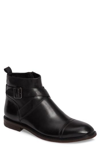 Men's English Laundry Edmond Zip Boot .5 M - Black