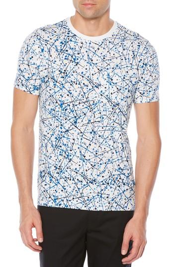 Men's Original Penguin Allover Splatter Print T-shirt - White