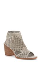 Women's Vince Camuto Kampbell Open Toe Mesh Bootie M - Grey