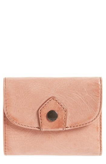 Women's Frye Melissa Medium Trifold Leather Wallet - Red