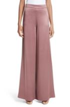 Women's Cushnie Et Ochs Nelle Side Slit Silk Pants - Pink