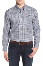 Men's Cutter & Buck New England Patriots - League Fit Sport Shirt, Size Medium - Blue