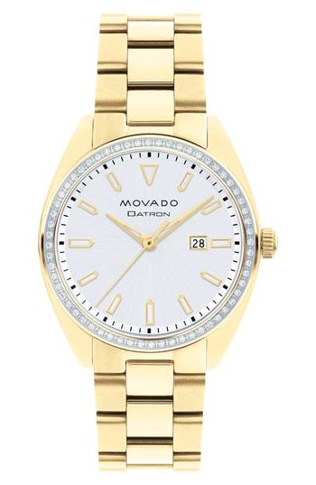 Women's Movado Heritage Datron Diamond Bracelet Watch, 31mm