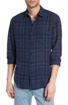 Men's Rails Connor Linen & Rayon Shirt - Blue
