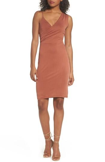 Women's Nsr Gracie Cupro Body-con Dress - Red