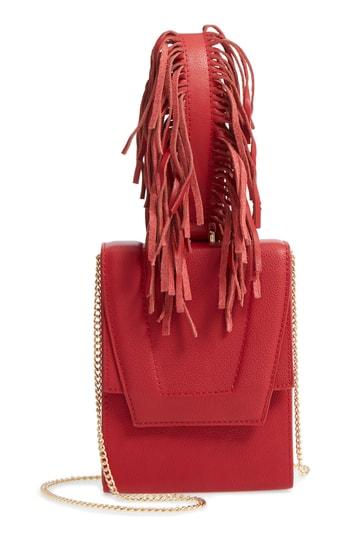 Danielle Nicole Alivia Leather Clutch - Red