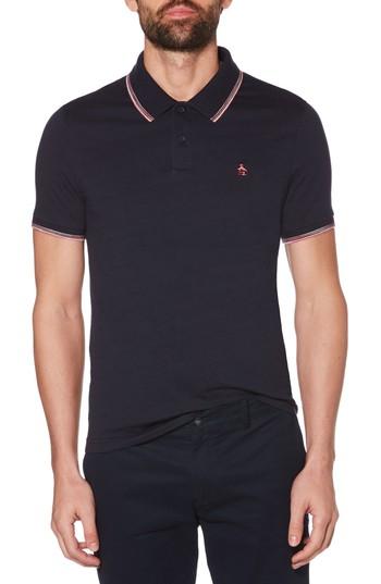 Men's Original Penguin Space Dye Tipped Polo