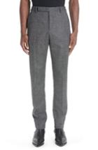 Men's Saint Laurent Check Slim Trousers - Orange