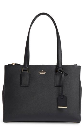 Kate Spade New York Cameron Street - Small Jensen Leather Tote - Black