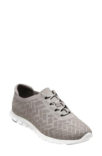 Women's Cole Haan Zer?grand Genevieve Perforated Sneaker .5 B - Grey