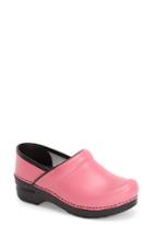 Women's Dansko 'pro' Clog .5-6us / 36eu M - Pink