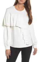 Women's Halogen Asymmetrical Knit Top - Ivory