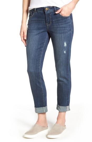 Women's Jag Jeans Carter Cuffed Stretch Girlfriend Jeans