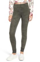 Women's David Lerner Kiely Ribbed Cuff Leggings - Green