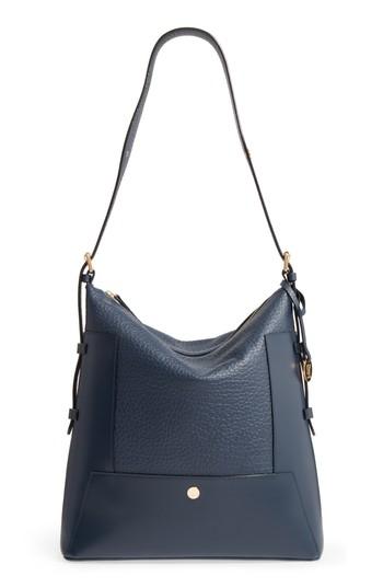 Lodis In The Mix Emerson Rfid Leather Hobo Bag - Blue