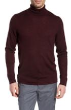 Men's Nordstrom Signature Cashmere Turtleneck - Burgundy