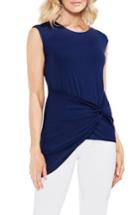 Women's Vince Camuto Twist Front Stretch Jersey Top - Blue