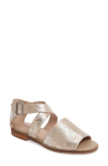 Women's Kelsi Dagger Brooklyn Strappy Sandal M - Metallic