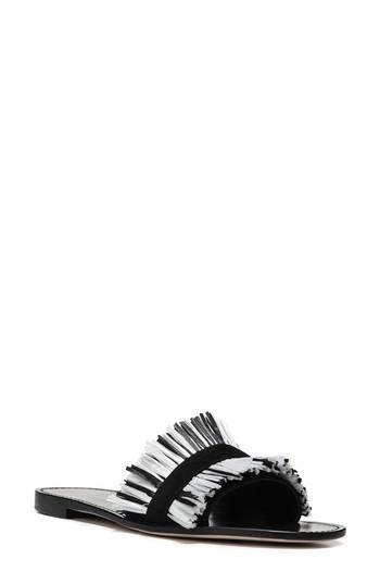 Women's Diane Von Furstenberg Eilat Slide Sandal .5 M - Black