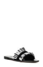 Women's Diane Von Furstenberg Eilat Slide Sandal .5 M - Black