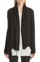 Women's Rick Owens Drape Merino Wool Cardigan