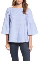 Women's Nordstrom Signature Bell Sleeve Bow Back Top