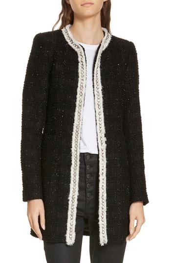 Women's Alice + Olivia Andreas Embellished Jacket - Black