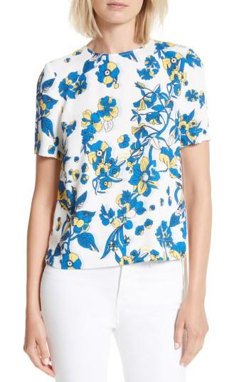 Women's Ted Baker London Sophee Floral Print Pleated Back Top