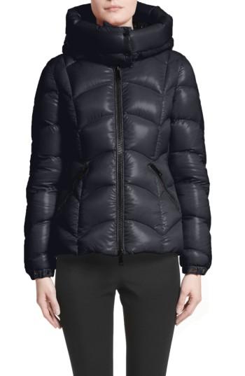 Women's Moncler Akebia Quilted Down Jacket - Blue