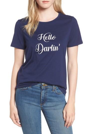 Women's Draper James Hello Darlin' Tee - Blue