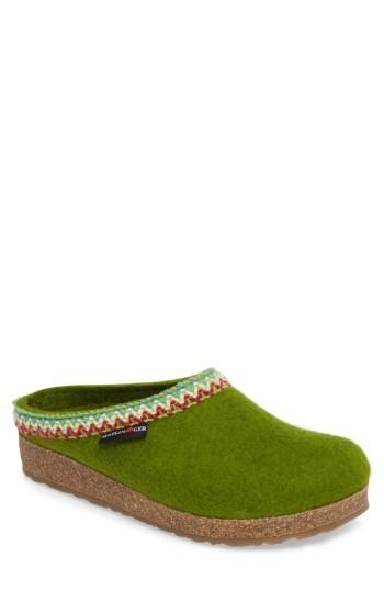 Women's Haflinger Zigzag Slipper Us / 37eu - Green