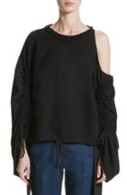 Women's Hellessy Joshua Cold Shoulder Pullover - Black